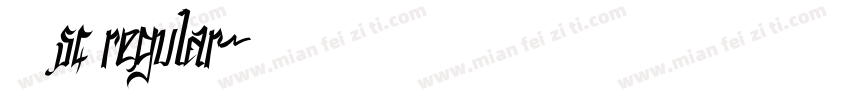 雅痞sc regular字体转换